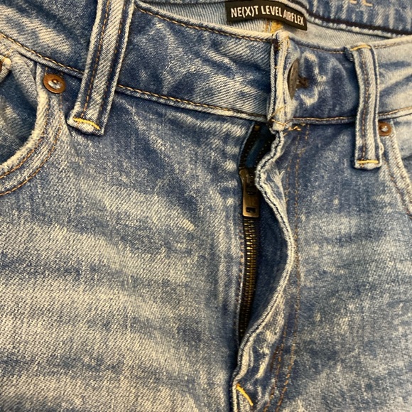 💜American Eagle AE Next Level Airflex Ripped Skinny Jean men’s size 34 x 32 - Picture 3 of 7